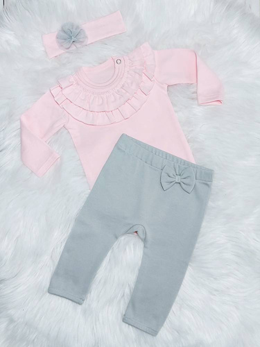 Tosia Bambarillo Spodnie niemowlęce biały