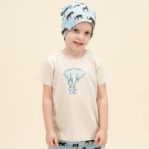 Safari Pinokio Koszulka z nadrukiem - beżowy słoń