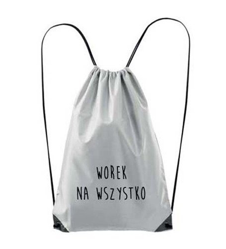 Worek "DZIEŃ DOBRY" Moocha biały