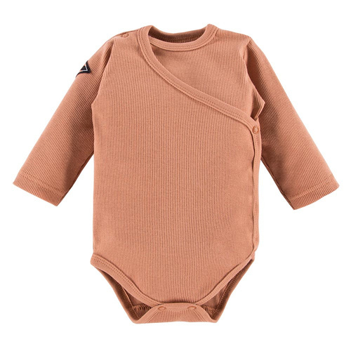 Jump Eevi Body rozpinane prążkowane - beżowy