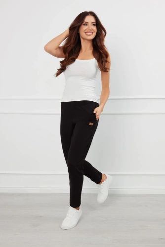 Stella Spodnie damskie Italian Fashion - czarne