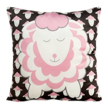 Poszewka dziecięca Design91 Kids 7B czarny/róż