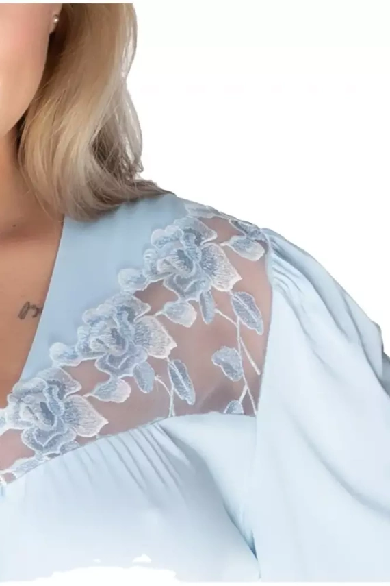 86584 Diana Summer koszula nocna damska Mewa niebieski