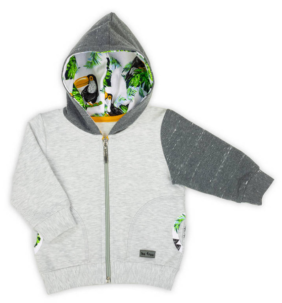 186275 Tukan Nicol Bluza dresowa z kapturem