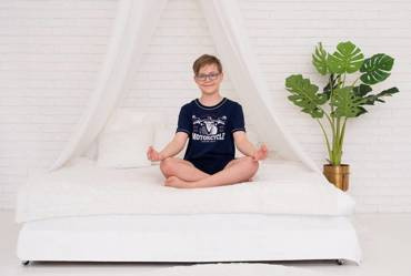 Piżama chłopięca krótki rękaw, spodnie Italian Fashion Gibson - granat