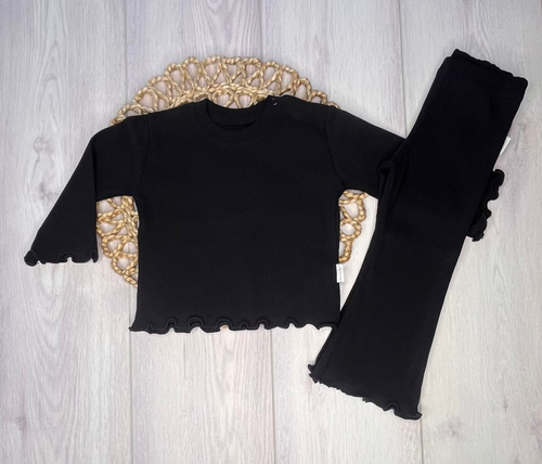 BI006 Mamatti Bluzka dziewczęca - czarny