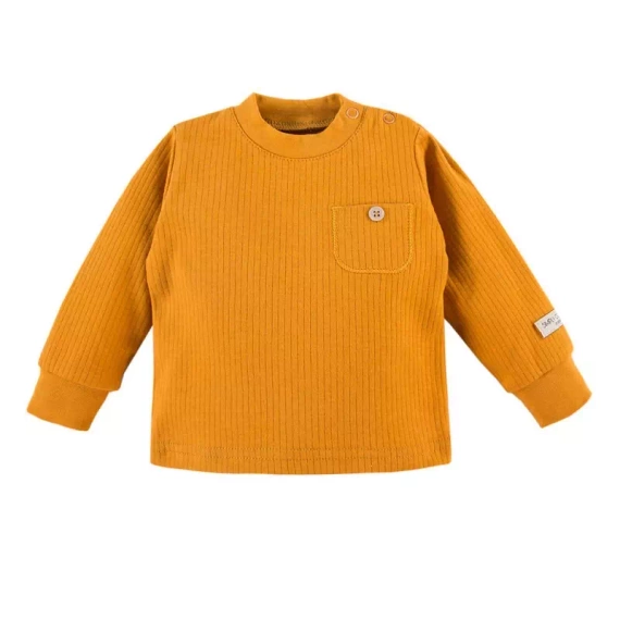 Bluzka wciągana z kieszonką "SIMPLY COMFY" Ewa Klucze- miodowy