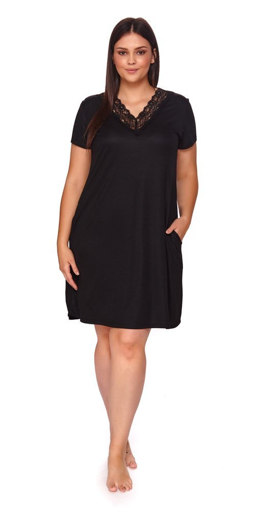 9947 Koszula Nocna Doctor Nap - black