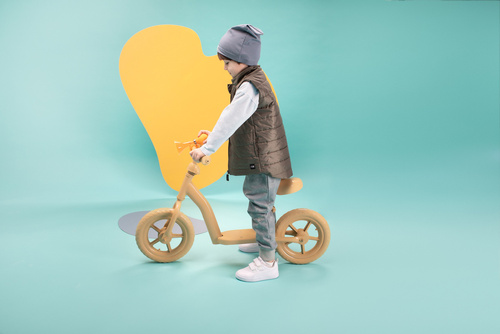 Fun Time Pinokio Kamizelka pikowana - zielony