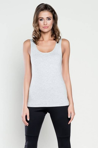 Ibiza Koszula Damska szerokie ramiączka Italian Fashion- biała