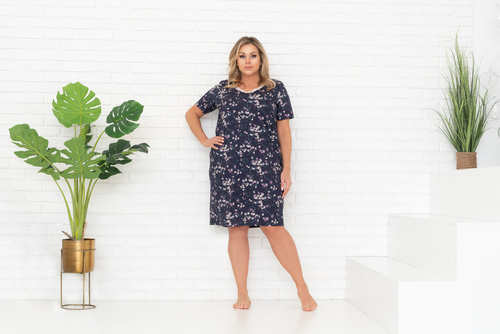 Evita koszula nocna krótki rękaw Italian Fashion - druk