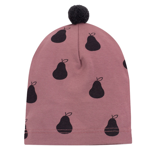 Tres Bien Pinokio Czapka - róż ciemny druk