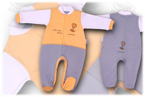 Pajac "BALONIK" różowy Terjan