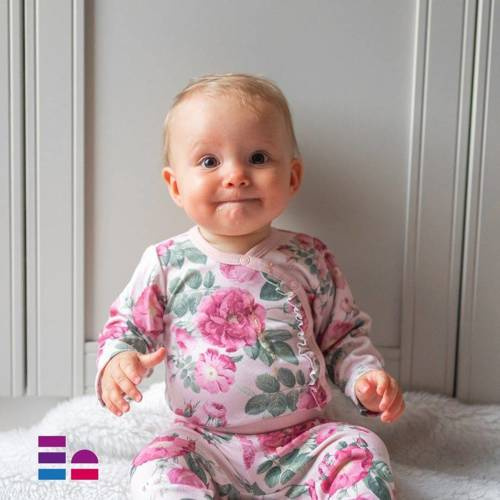 Roses Eevi Rozpinane body z długim rękawem - druk