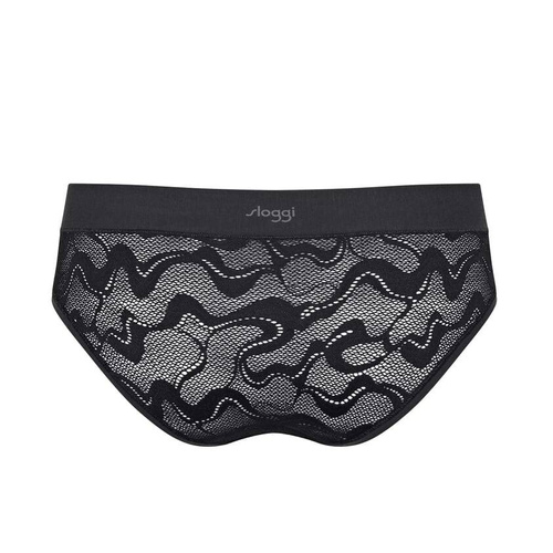 Allround Lace Hipster Figi damskie Sloggi Go black