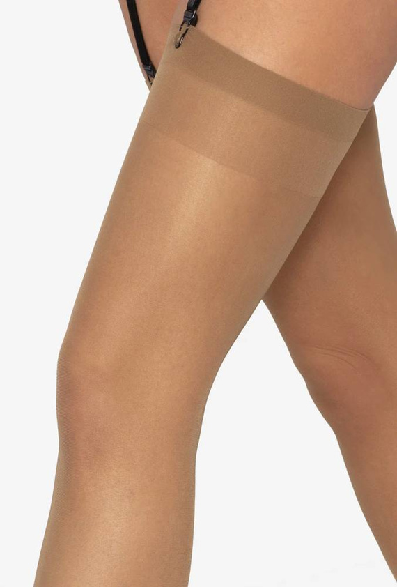 Kelly Pończochy Stretch do paska A'2 bronzo