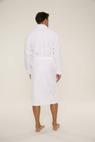 735 Manuele szlafrok męski De Lafense - biały