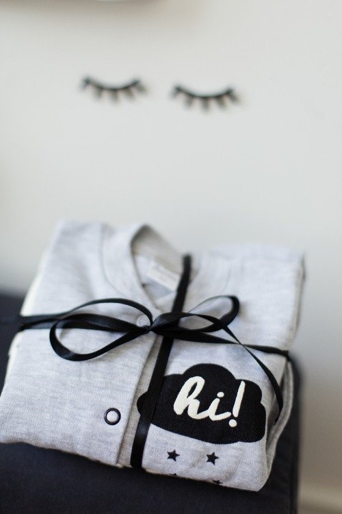 Pajac "HAPPY DAY" szary