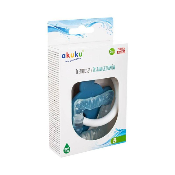 ALA0125 Myszka Kwadrat Zestaw gryzaków Akuku