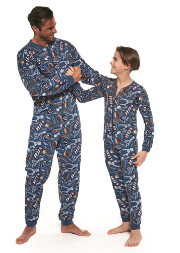 Cornette 185,186/125 Barber Kombinezon dla chłopca - jeans