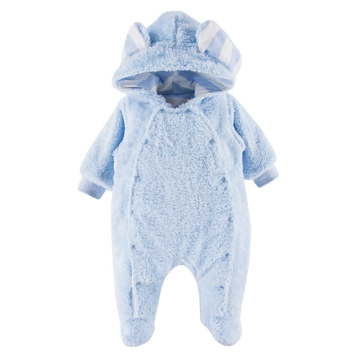 Mellow Eevi Pajac z kapturem - błękitny