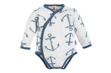 "BLUE SEA" Makoma Body baby z długim rękawem biały