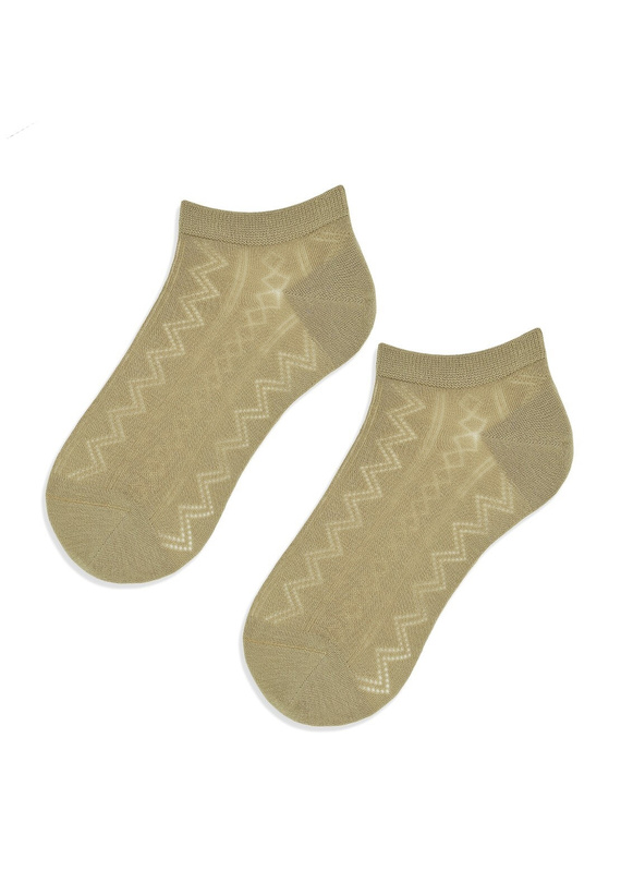 ST048 Bambusowe Skarpety Damskie Noviti- beżowy