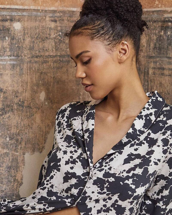 Melody Long Piżama damska Aruelle - multicolor