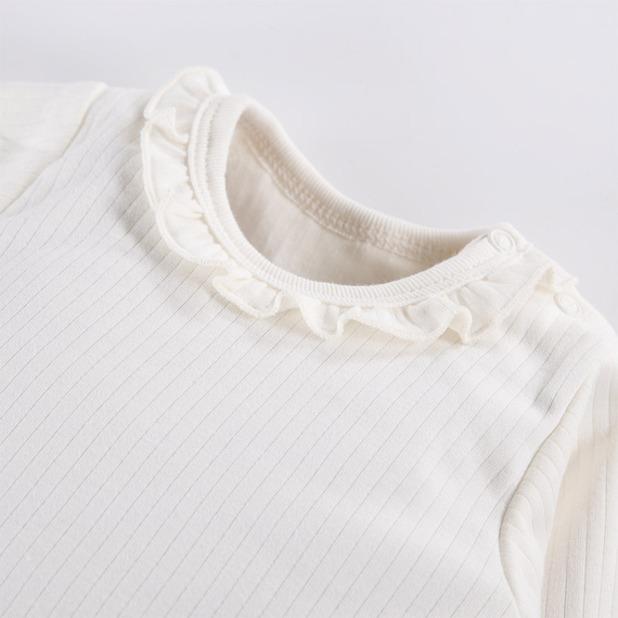 Ceremony Eevi Body z długim rękawem dziewczęce - ecru