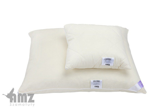 Poduszka antyalergiczna pikowana AMZ biały