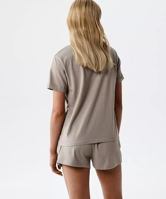 Atlantic NLP-506 letnia piżama damska 100% bawełna skalny