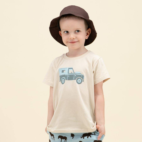 Safari Pinokio Koszulka z nadrukiem - beżowy auto 