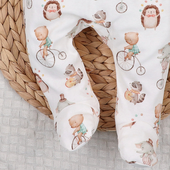 ABN-5590 Circus Pośpiechy niemowlęce Nini – 100% bawełna organiczna, miękkie i antyalergiczne