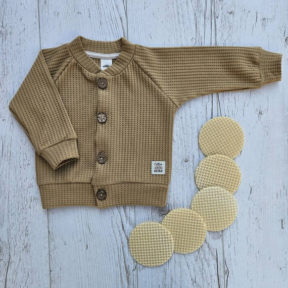 "Natural Waffel" Makoma Bluza camel