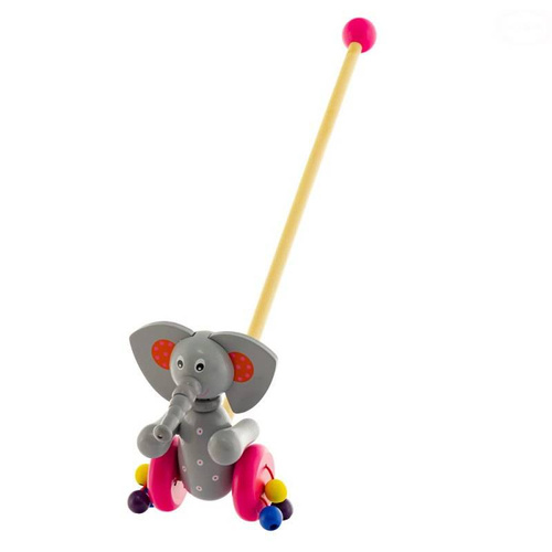 Zabawka typu pchacz Eurobaby - świnia