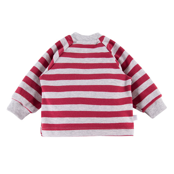 Ancymon Eevi Bluzka niemowlęca 2-pak - szary/czerwony