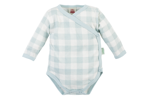 "El Mohito" Makoma Body baby z długim rękawem kratka
