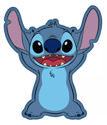 Lilo and Stitch Poduszka kształtka Jerry Fabrics niebieski