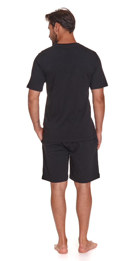 4332 Piżama Męska Doctor Nap - black