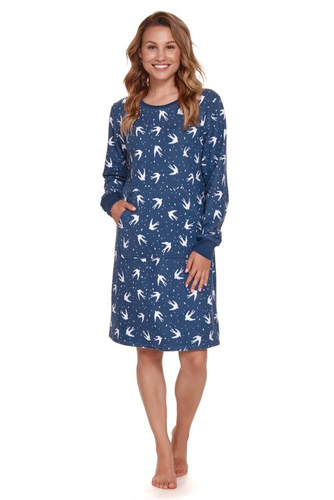 4398 Koszula Nocna Doctor Nap - deep blue