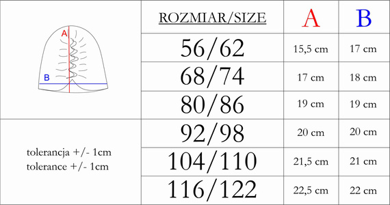 Czapka dziecięca turban 212055 Tola Nicol