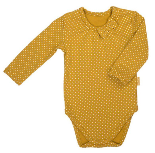 Body z długim rękawem 176099 "Michalina" Nicol - musztardowy