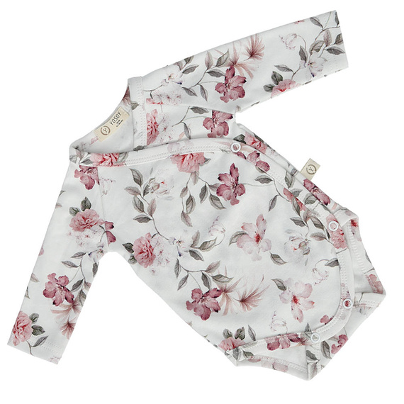 Body rozpinane długi rękaw Boho Flowers Pink Yosoy