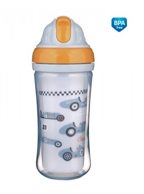 CA74/053 Bidon ze składaną silikonową rurką samochód Canpol Babies