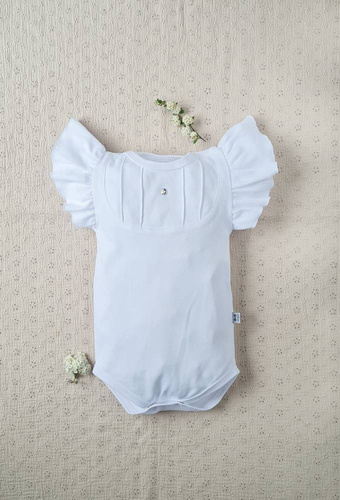 171BM Cherry Body motyl Marija - white