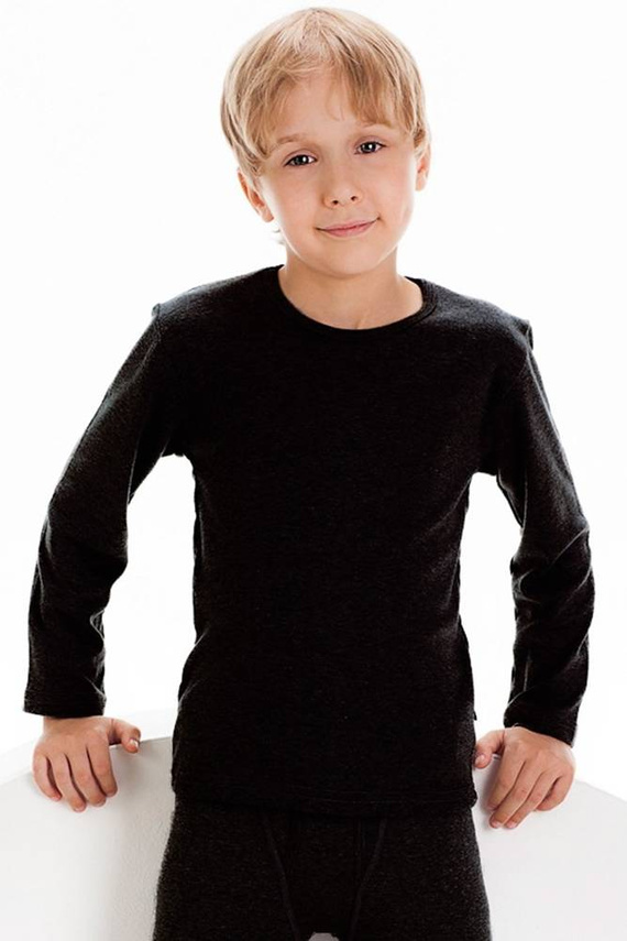 214 Young Boy Koszulka z długim rękawem Cornette czarny
