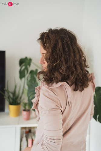 Milky Waves Milk&Love Bluzka do karmienia dusty cedar