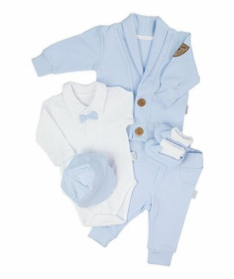 Komplet 5-częściowy nadruk 169400 "Mix" Nicol - niebieski