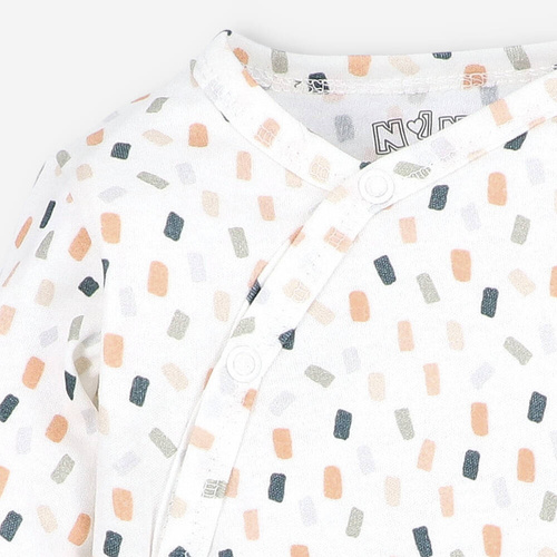 ABN-5321/KRE Body kopertowe z bawełny organicznej Nini kremowy