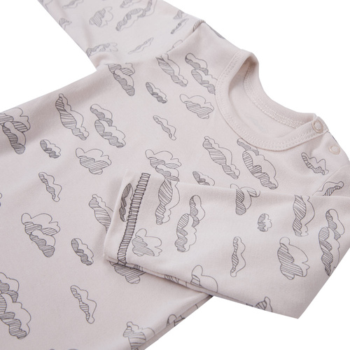 Balloons Eevi Body z długim rękawem - beż druk